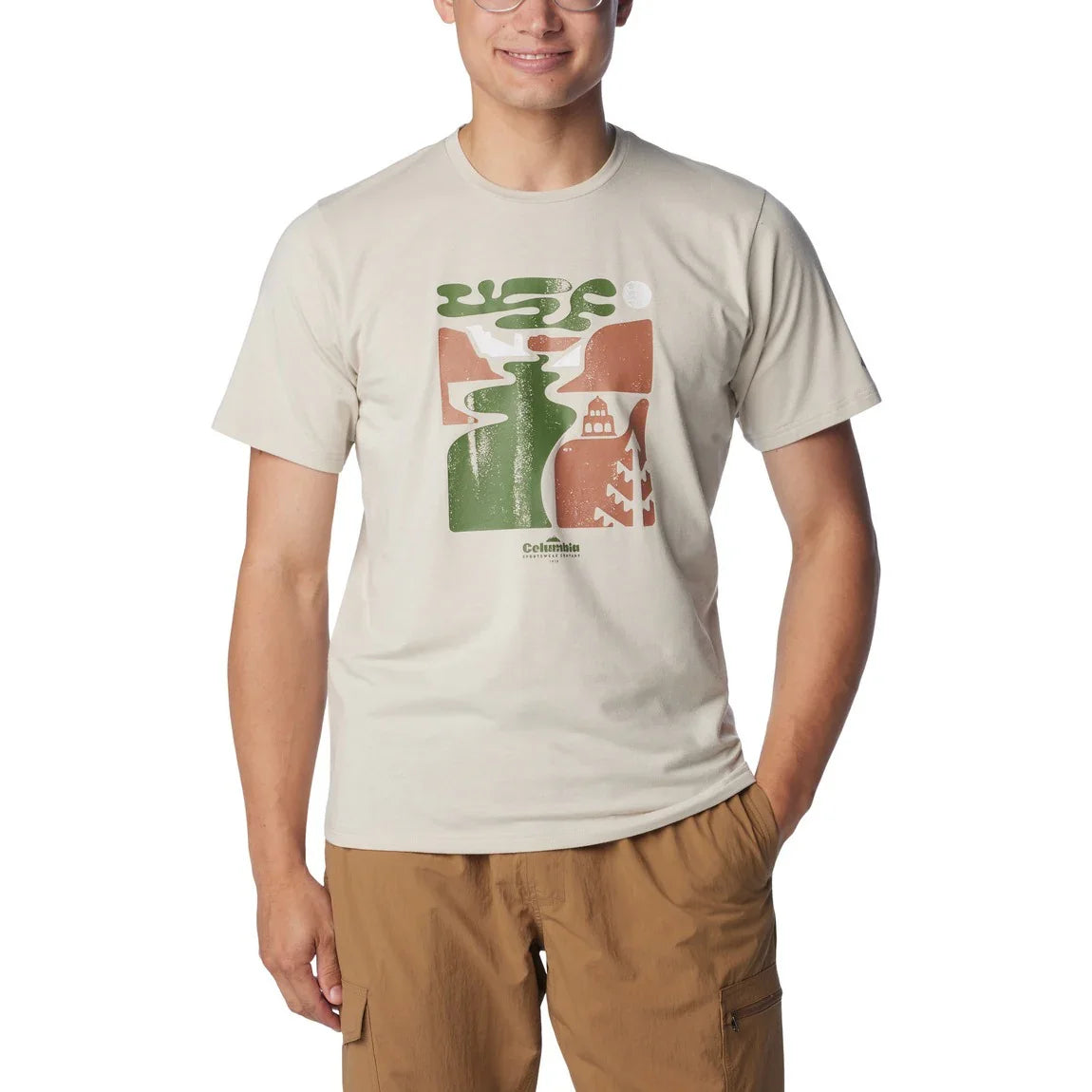 Sun Trek™ Short Sleeve Graphic Tee - Men - Sports Excellence