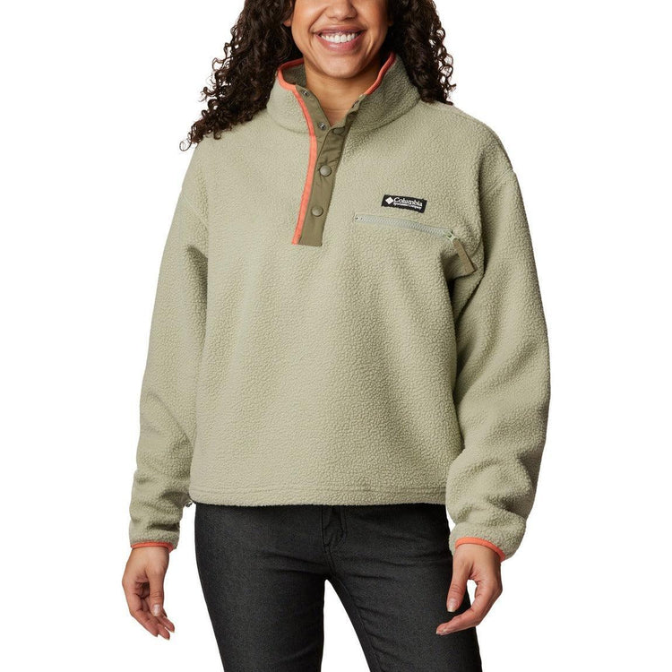 Columbia Helvetia™ Cropped Half Snap Fleece Pullover - Women - Sports Excellence