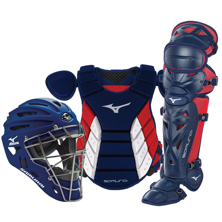 Mizuno Samurai Adult 16" Baseball Boxed Catcher's Gear Set - Sports Excellence