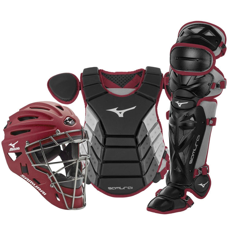 Mizuno Samurai Adult 16" Baseball Boxed Catcher's Gear Set - Sports Excellence