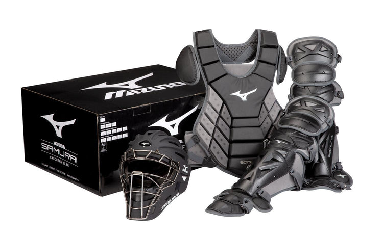 Mizuno Samurai Adult 16" Baseball Boxed Catcher's Gear Set - Sports Excellence
