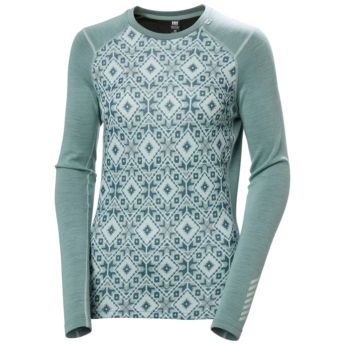 Helly Hansen LIFA® Merino Graphic Long-Sleeve Crew Base Layer - Women - Sports Excellence