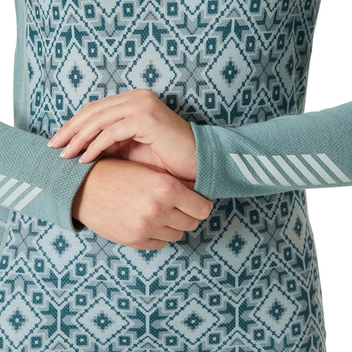Helly Hansen LIFA® Merino Graphic Long-Sleeve Crew Base Layer - Women - Sports Excellence