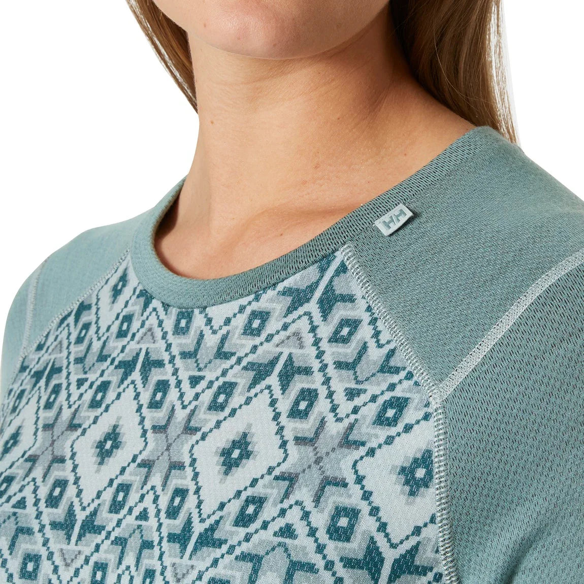 Helly Hansen LIFA® Merino Graphic Long-Sleeve Crew Base Layer - Women - Sports Excellence
