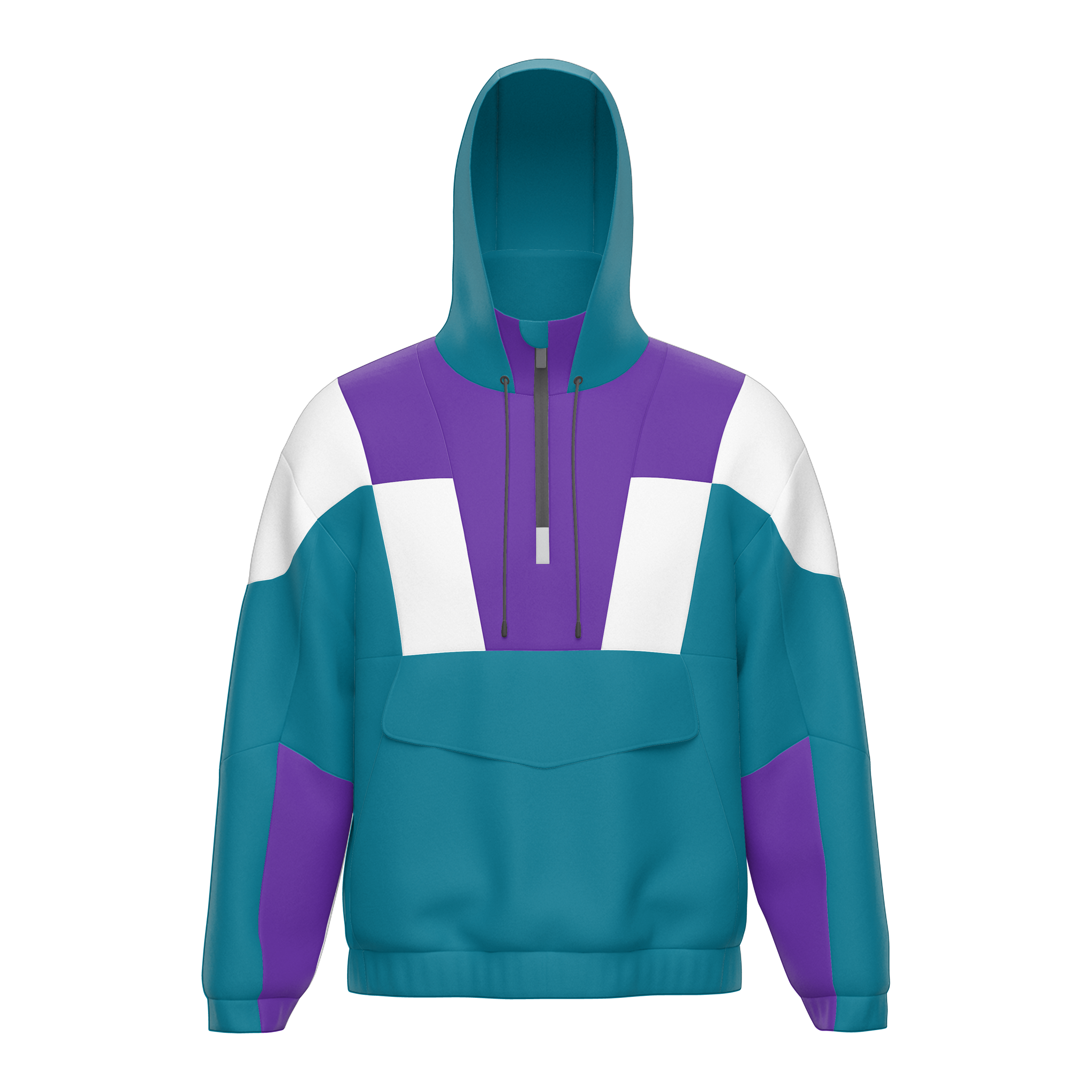 Retro Pullover Hooded Jacket - Design-1
