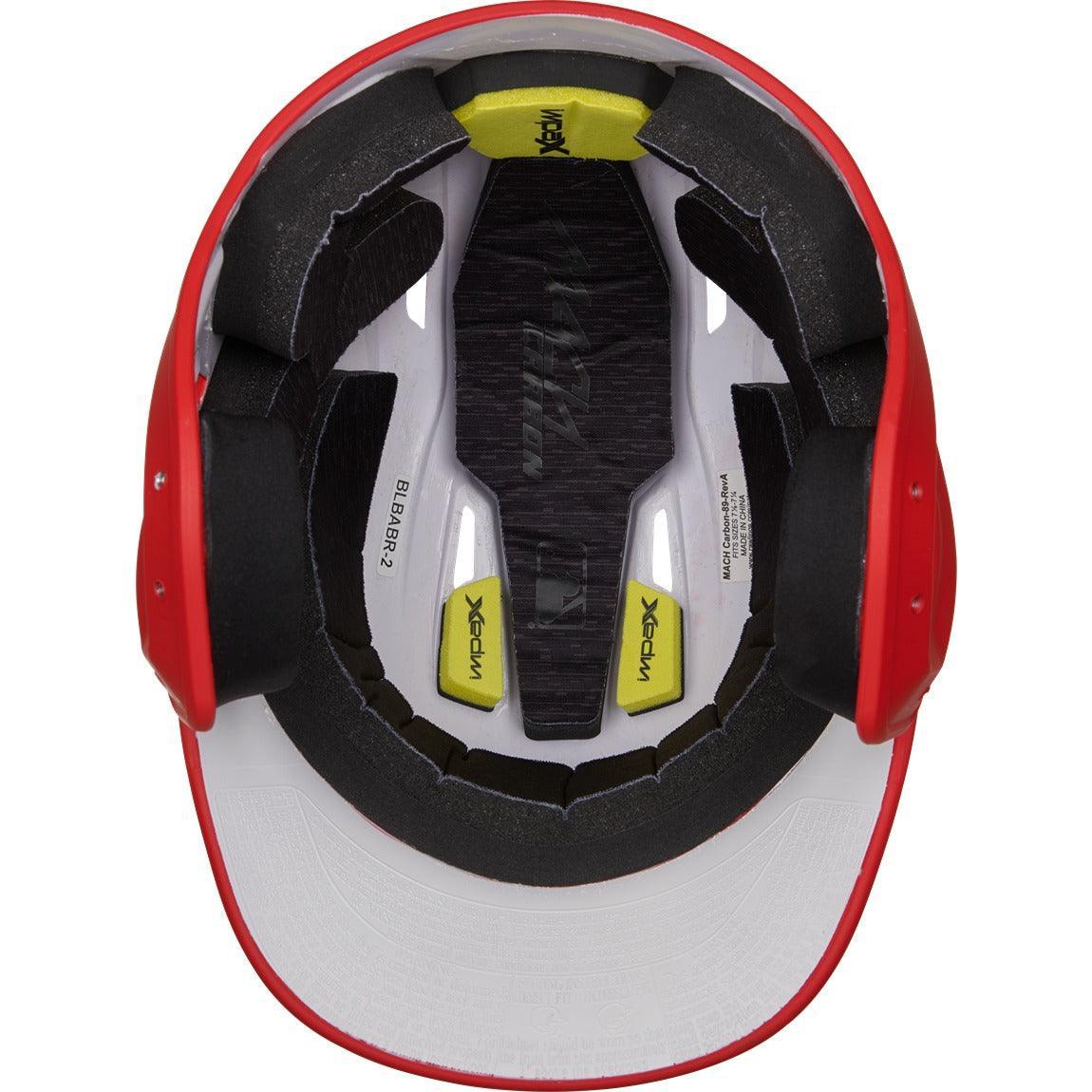 2024 Rawlings Mach Carbon 1-Tone Matte Senior Baseball Helmet - Sports Excellence