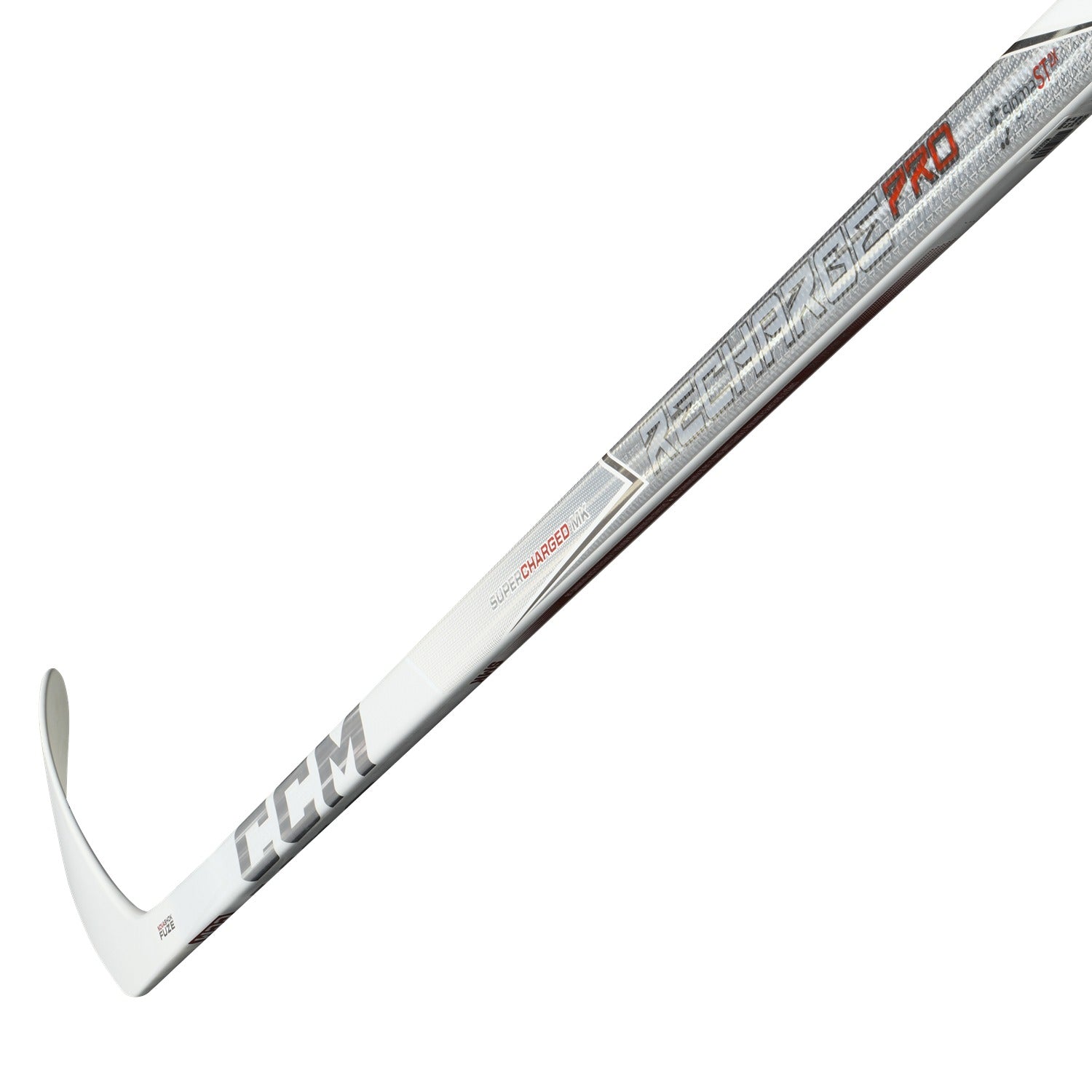 CCM Tacks Recharge Pro Hockey Stick (WHITE)