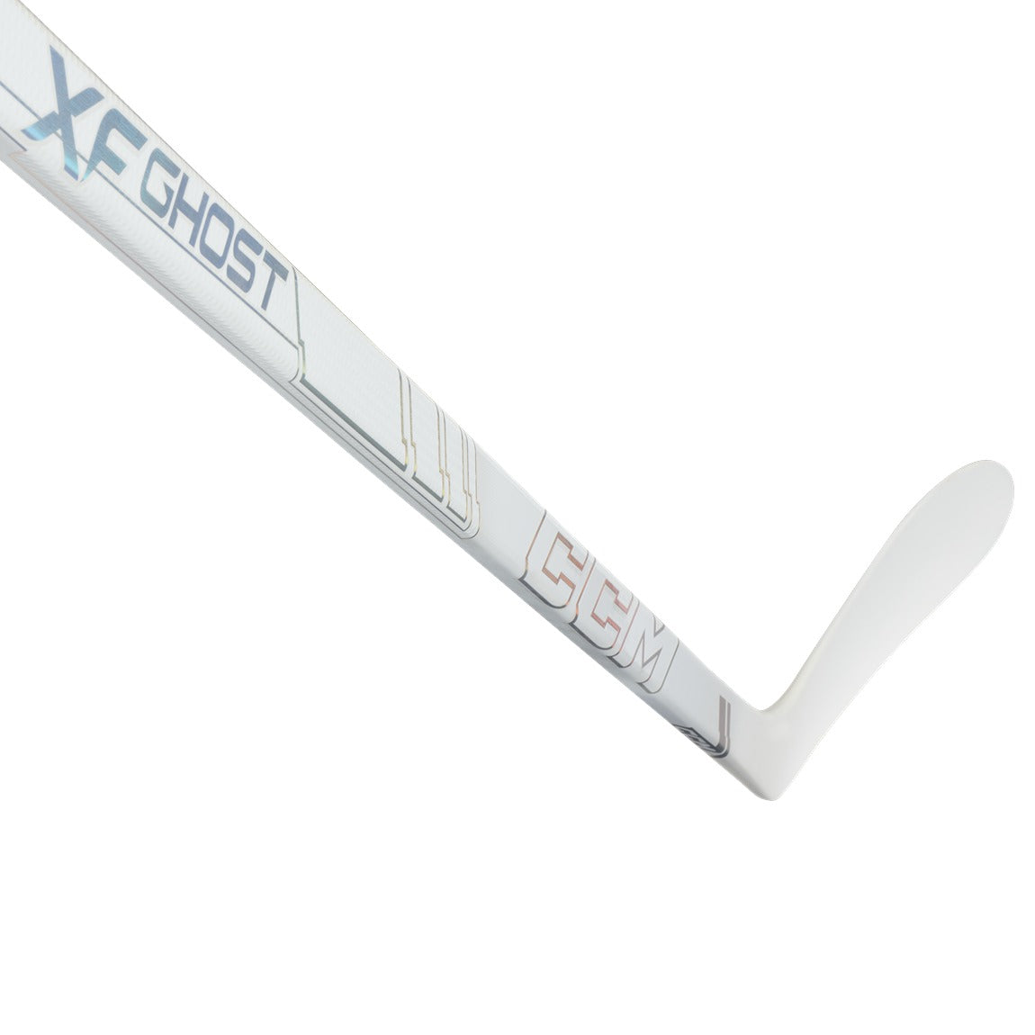 CCM Tacks XF Ghost Hockey Stick (White Edition) - Senior
