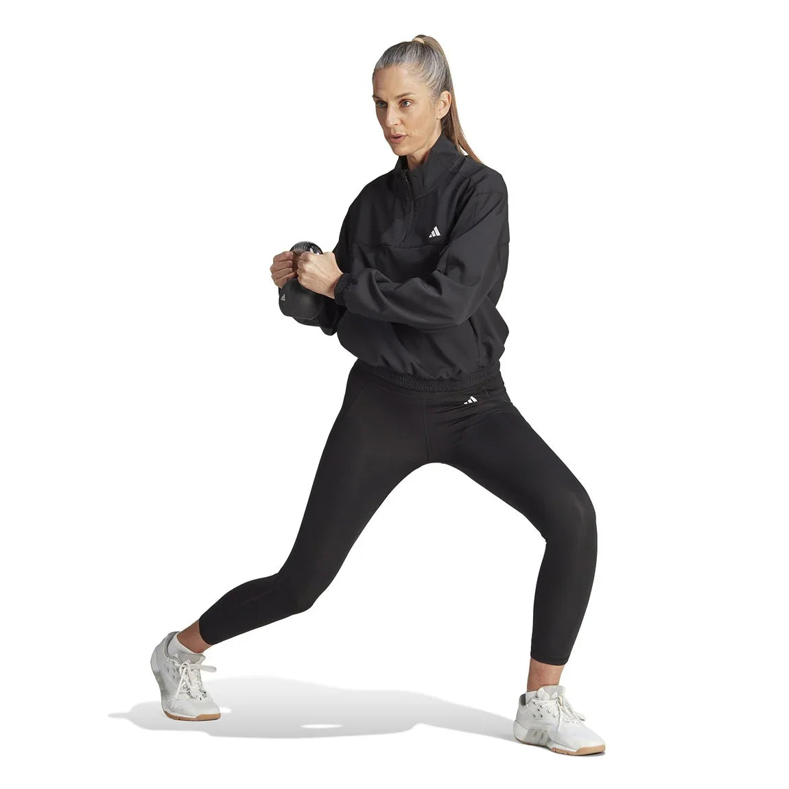 adidas AEROREADY Train Essentials Woven Quarter-Zip Track Jacket - Women - Sports Excellence