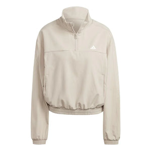 adidas Aeroready Train Essentials Woven 1/4 Zip Track Jacket - Women - Sports Excellence