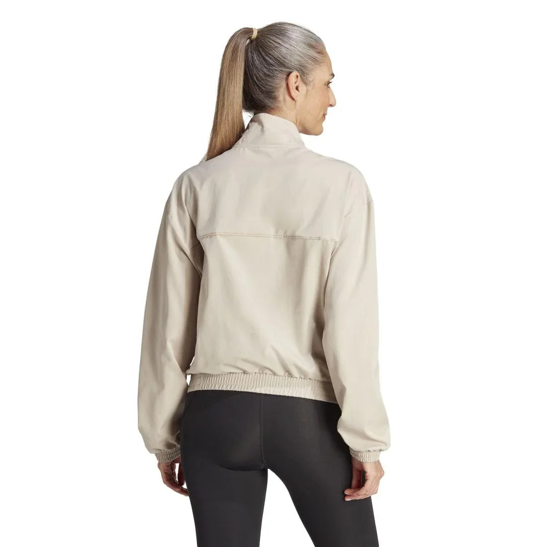 adidas Aeroready Train Essentials Woven 1/4 Zip Track Jacket - Women - Sports Excellence