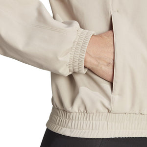 adidas Aeroready Train Essentials Woven 1/4 Zip Track Jacket - Women - Sports Excellence