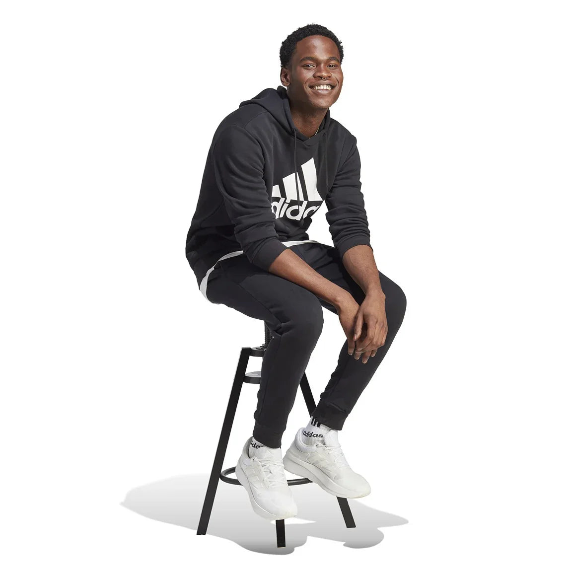 adidas Essentials Fleece Big Logo Hoodie - Men - Sports Excellence