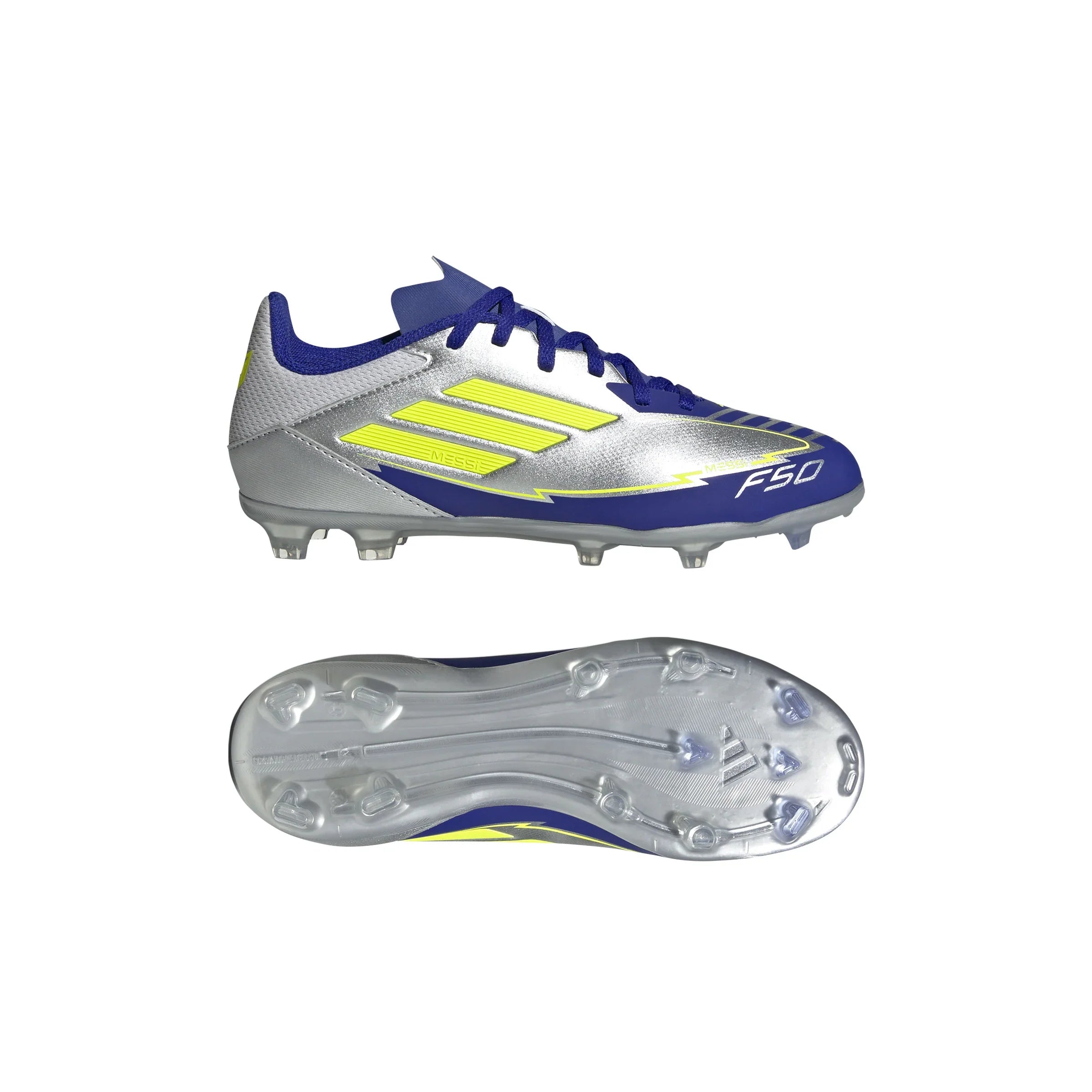 Adidas F50 League FG/MG MESSI Youth Soccer Cleat (2025) - Sports Excellence