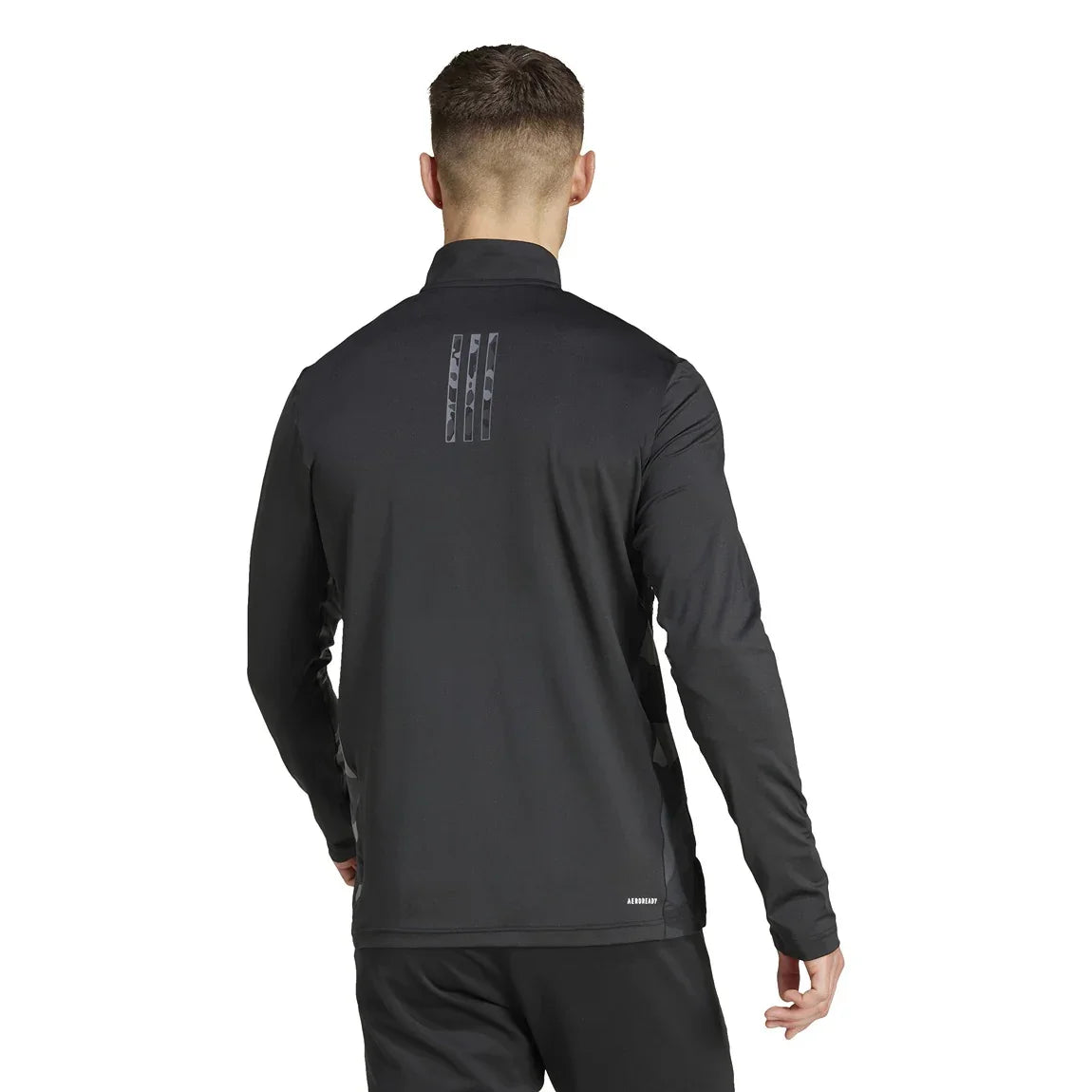 adidas Train Essentials Camo 1/4-Zip Longsleeve Sweatshirt - Men - Sports Excellence