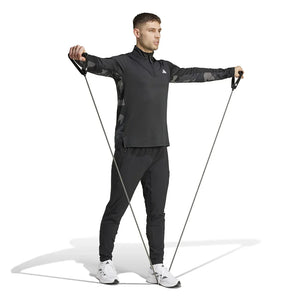 adidas Train Essentials Camo 1/4-Zip Longsleeve Sweatshirt - Men - Sports Excellence