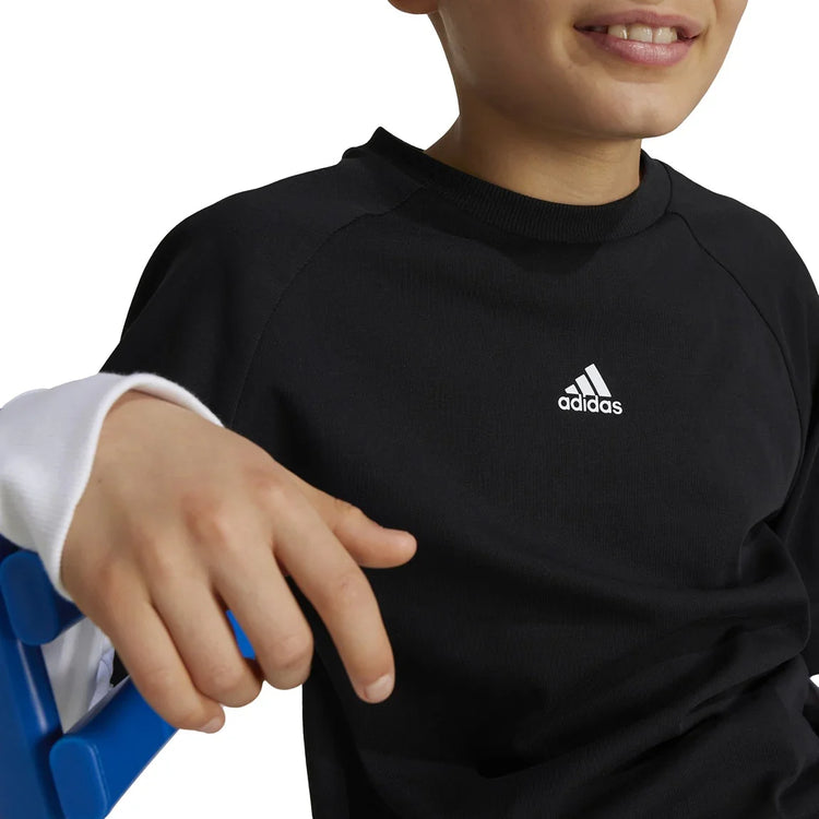 adidas Street Jam 2-in-1 Long Sleeve Tee - Kids - Sports Excellence