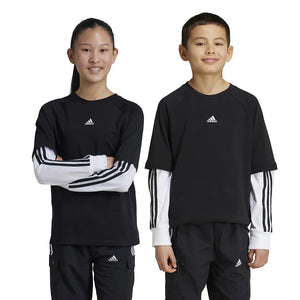 adidas Street Jam 2-in-1 Long Sleeve Tee - Kids - Sports Excellence