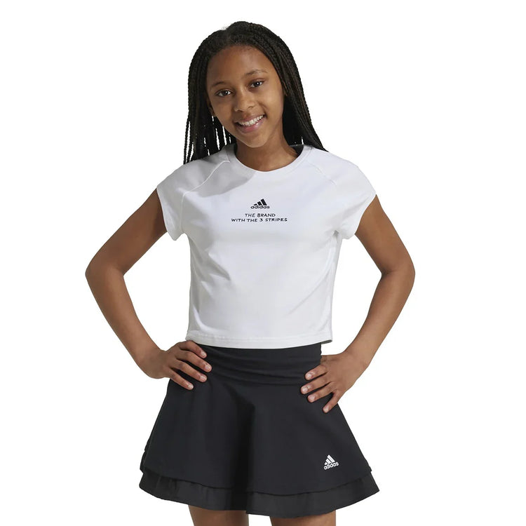 adidas Street Jam Crop T-Shirt - Girls - Sports Excellence