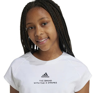 adidas Street Jam Crop T-Shirt - Girls - Sports Excellence