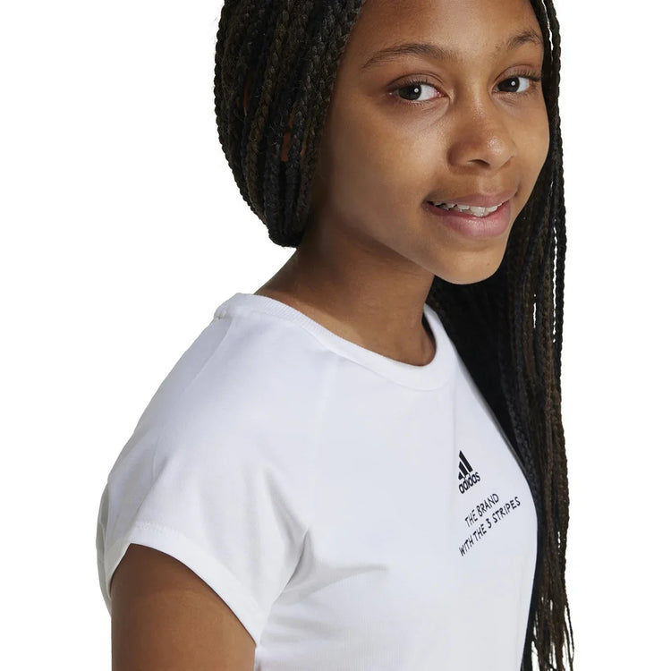 adidas Street Jam Crop T-Shirt - Girls - Sports Excellence