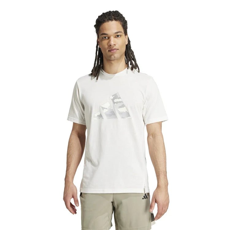 adidas Train Essentials Camo Graphic Logo Tee - Men - Sports Excellence