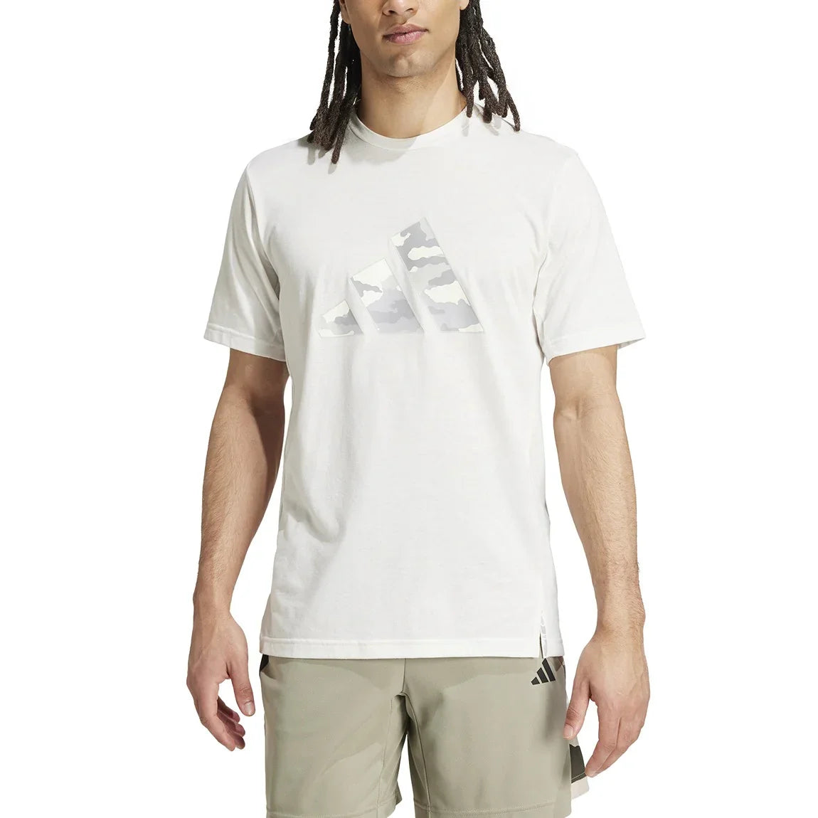 adidas Train Essentials Camo Graphic Logo Tee - Men - Sports Excellence