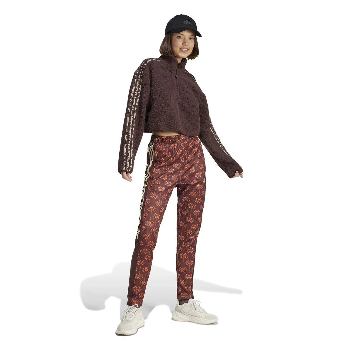 adidas Essentials 3 Stripes Cropped Quarter-zip top - Women - Sports Excellence