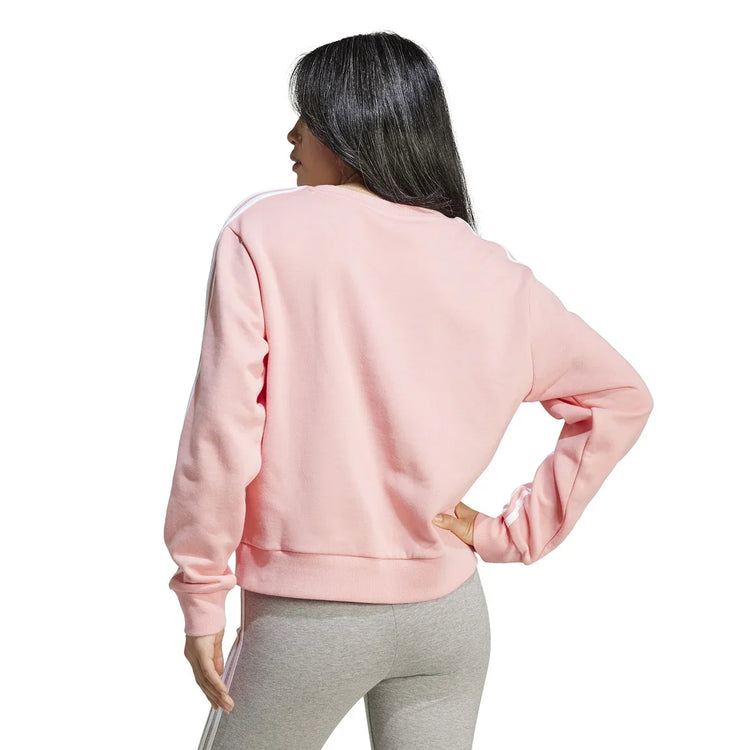 adidas Essentials 3 Stripes V-Neck sweatshirt - Women - Sports Excellence