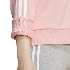 adidas Essentials 3 Stripes V-Neck sweatshirt - Women - Sports Excellence