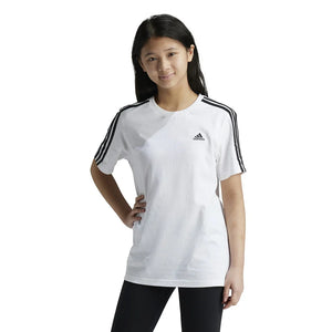 adidas Essentials 3-Stripes Cotton Loose Fit Boyfriend Tee - Girls - Sports Excellence
