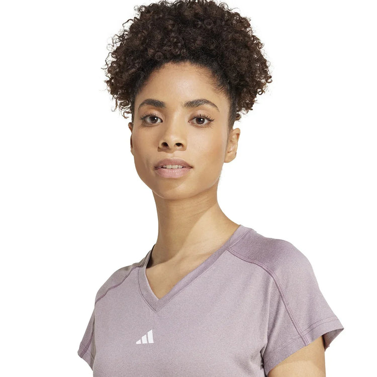 adidas AEROREADY Train Essentials V-Neck Tee - Women - Sports Excellence