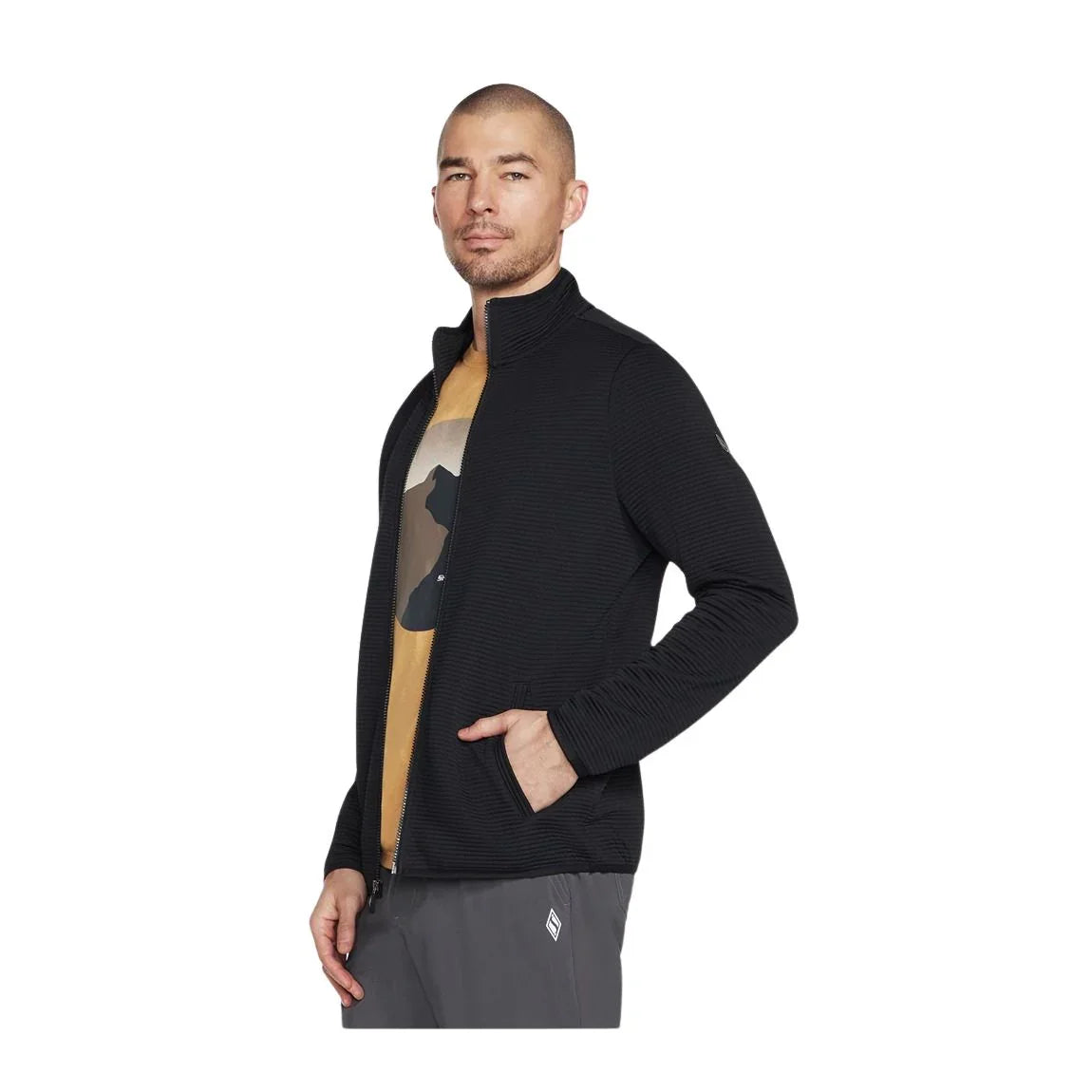 Skechers The Hoodless Hoodie Ottoman Jacket - Men - Sports Excellence