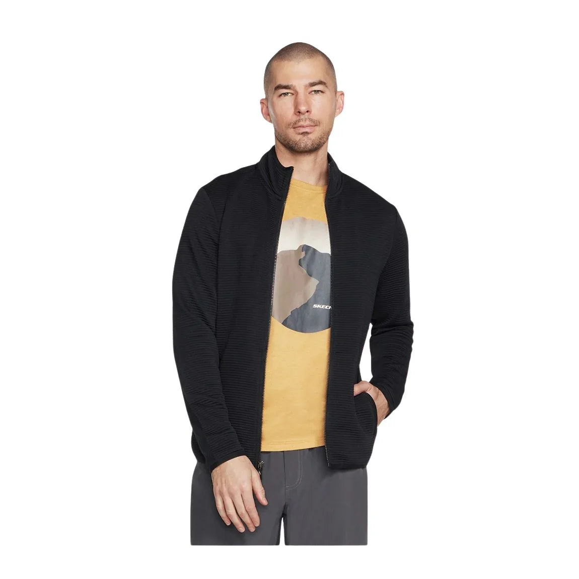 Skechers The Hoodless Hoodie Ottoman Jacket - Men - Sports Excellence