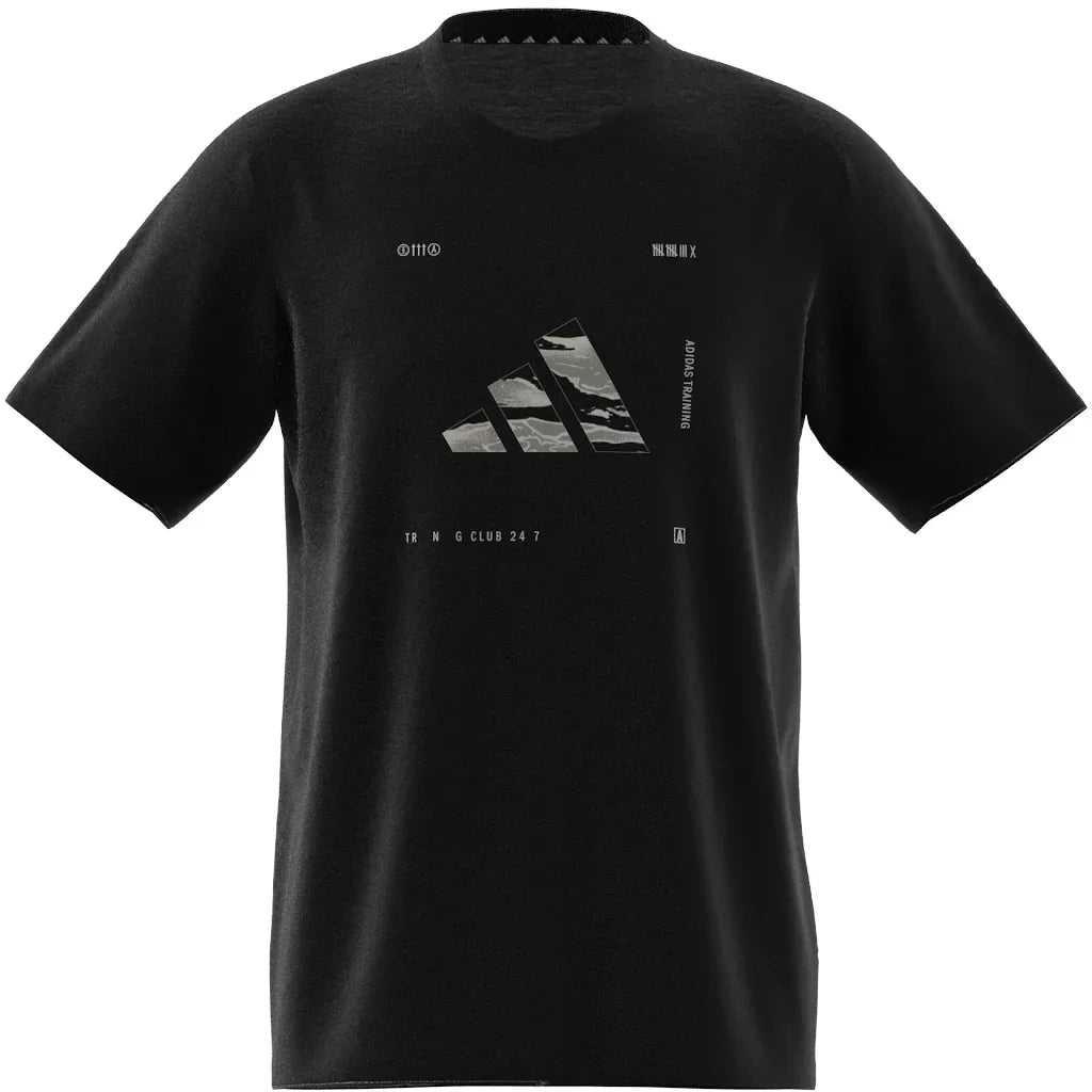 Adidas Climacool Training Camo Logo Graphic T-Shirt - Men - Sports Excellence