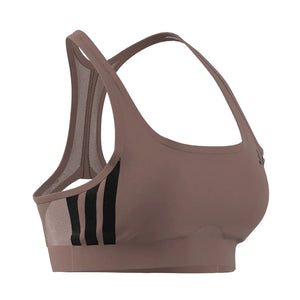 Adidas Powerreact Train Medium-Support 3-Stripes Bra - Women - Sports Excellence