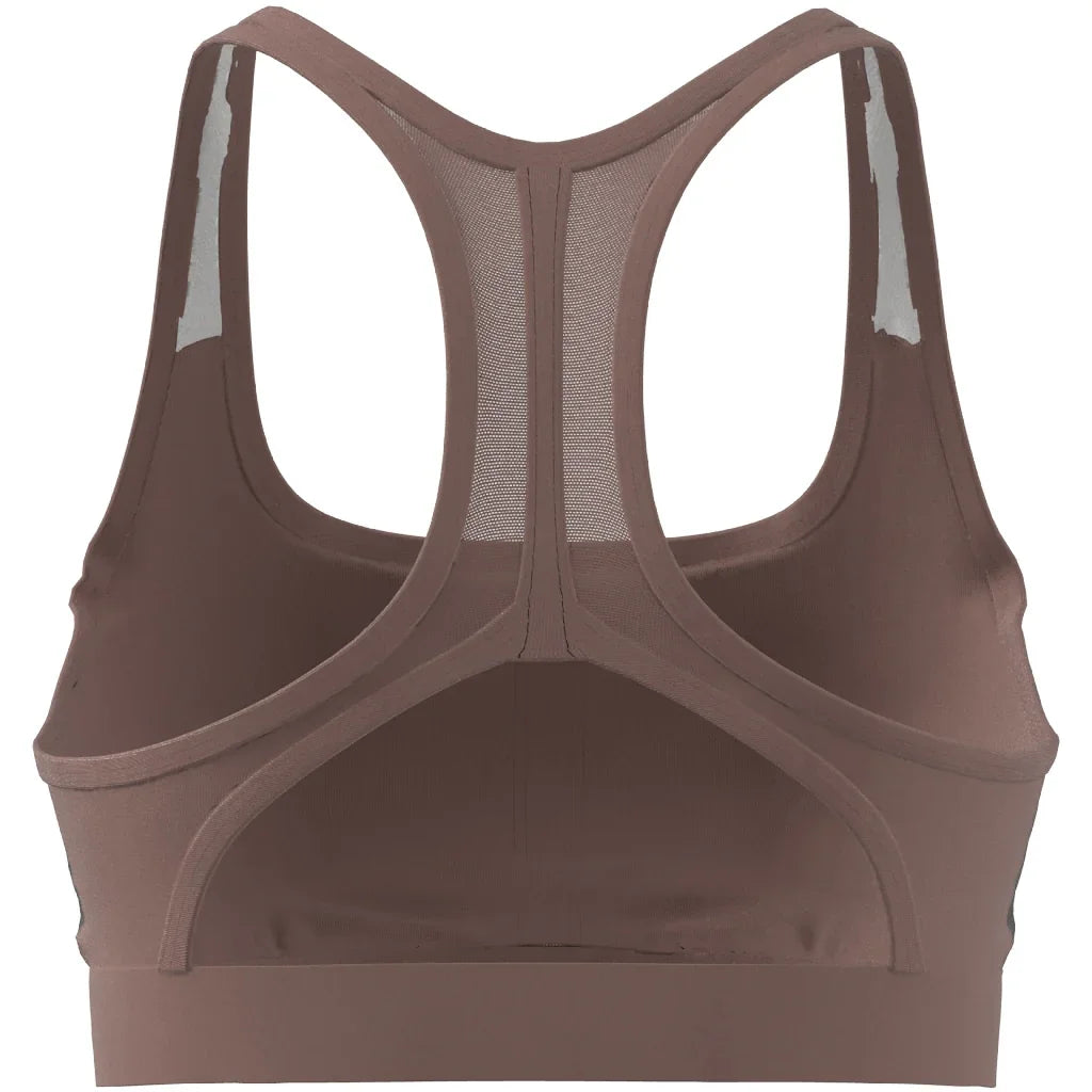 Adidas Powerreact Train Medium-Support 3-Stripes Bra - Women - Sports Excellence
