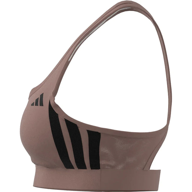 Adidas Powerreact Train Medium-Support 3-Stripes Bra - Women - Sports Excellence