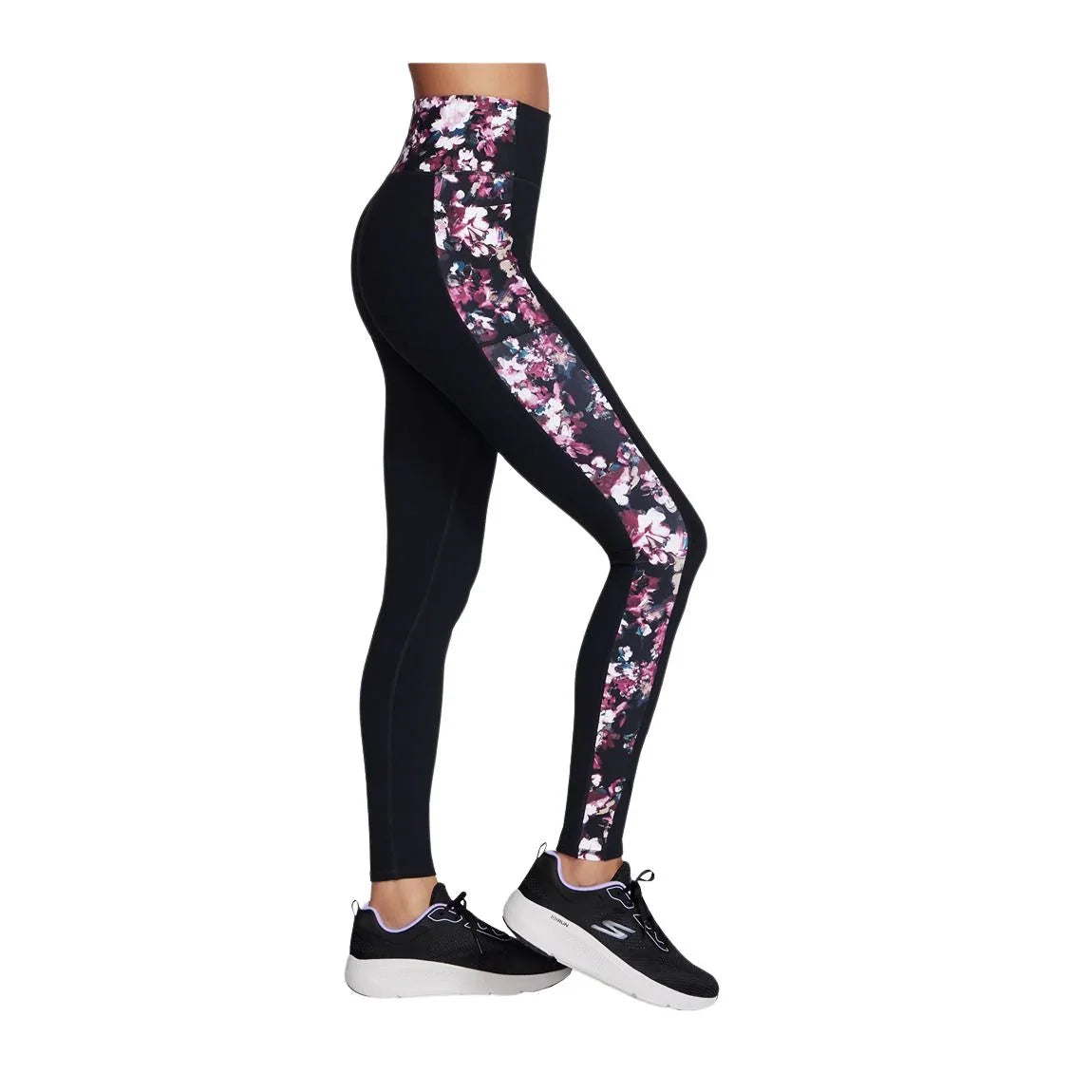 Skechers Misty Floral High-Waisted Full Length Leggings - Women - Sports Excellence
