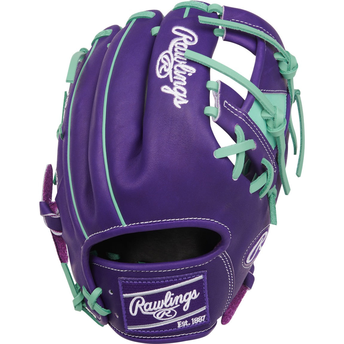 Rawlings Heart of the Hide 11.5" Purple Infield Baseball Glove (2026)