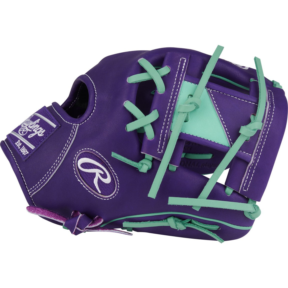 Rawlings Heart of the Hide 11.5" Purple Infield Baseball Glove (2026)