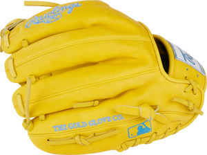 Rawlings Heart of the Hide Color Sync 11.5" Yellow Infield Glove (2025) - Sports Excellence