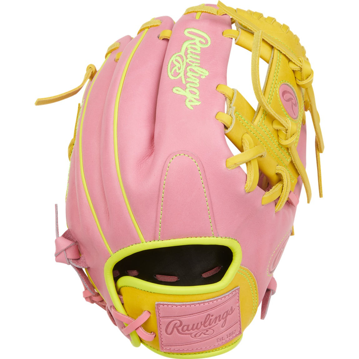 Rawlings Heart of the Hide Contour Fit 11.5" Pink Infield Baseball Glove (2026)