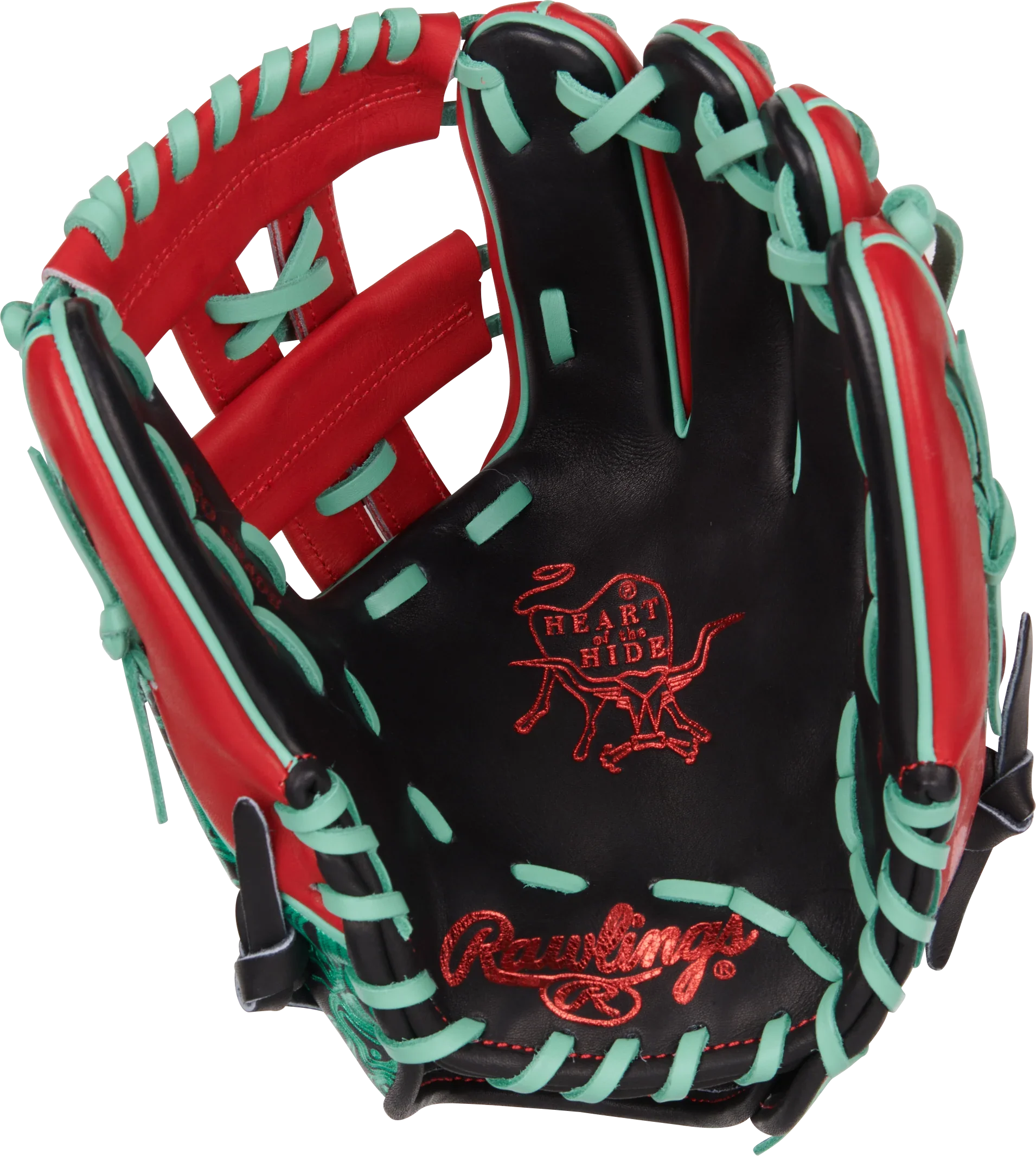 Rawlings Heart of the Hide Color Sync 11.5" Red Infield Glove (2025) - Sports Excellence