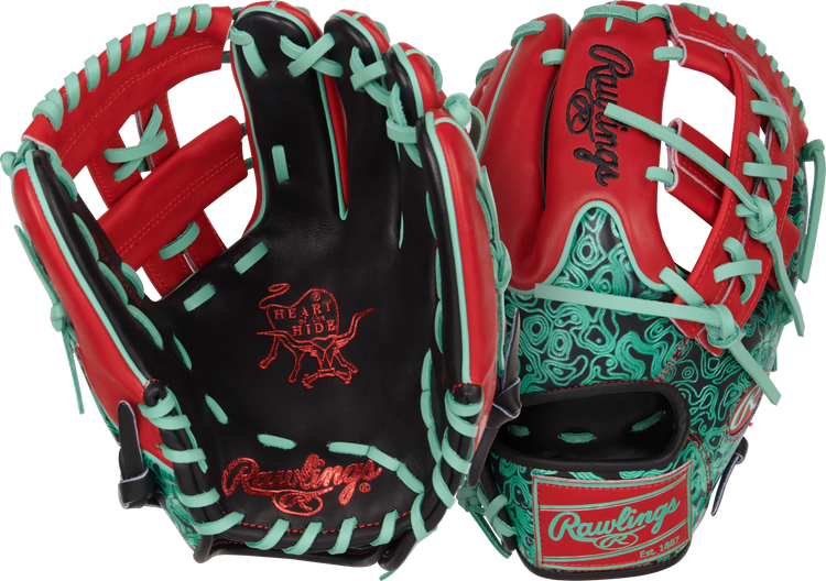 Rawlings Heart of the Hide Color Sync 11.5" Red Infield Glove (2025) - Sports Excellence