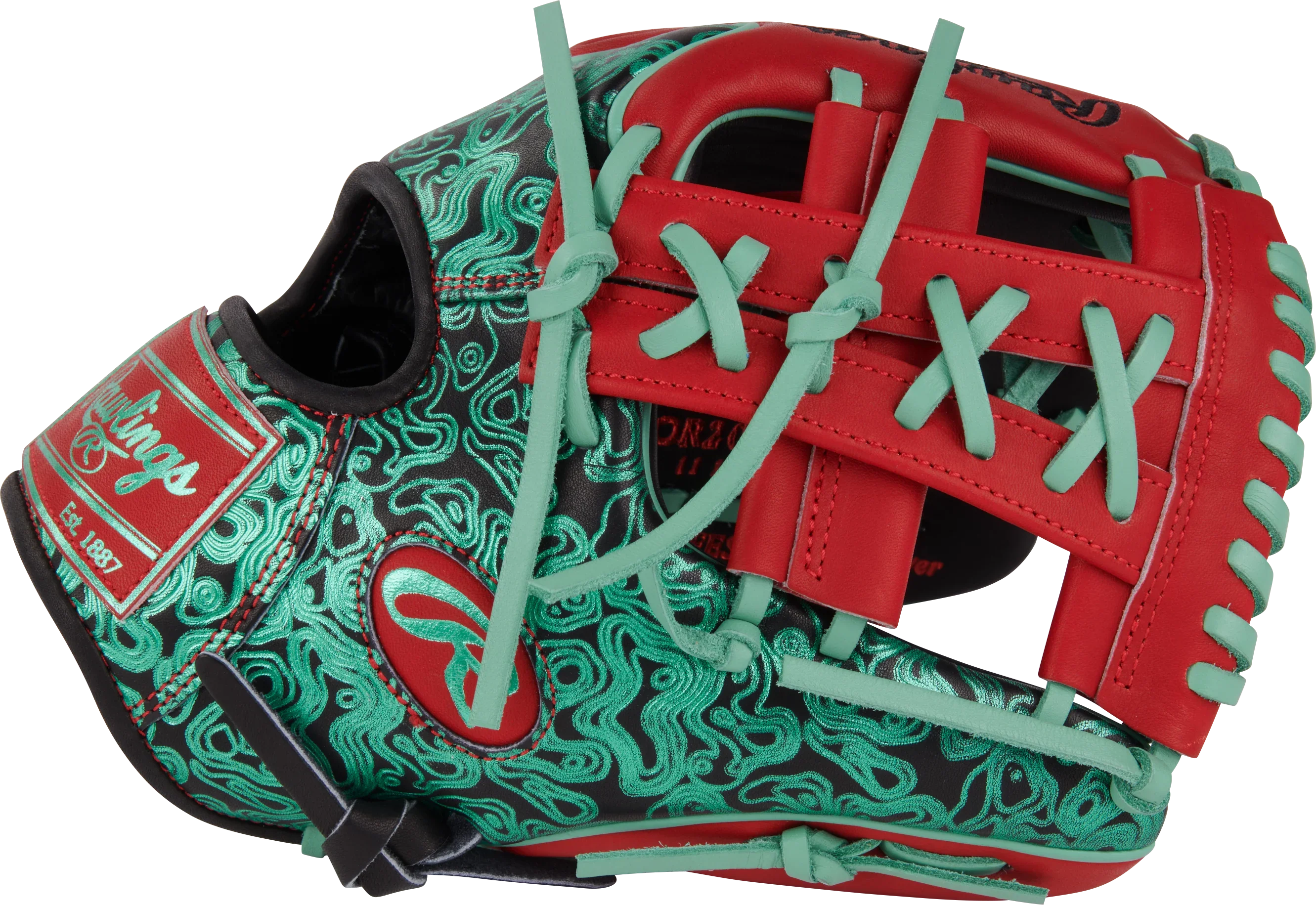 Rawlings Heart of the Hide Color Sync 11.5" Red Infield Glove (2025) - Sports Excellence