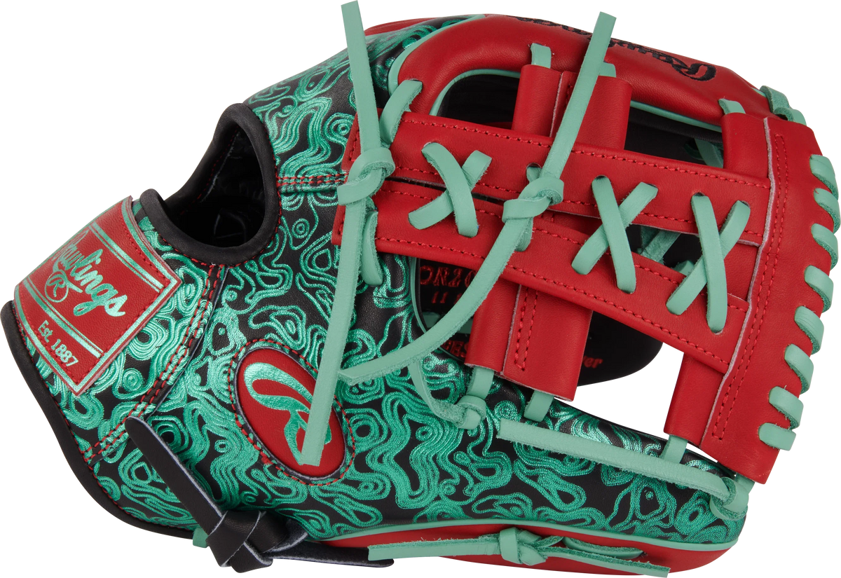Rawlings Heart of the Hide Color Sync 11.5" Red Infield Glove (2025) - Sports Excellence