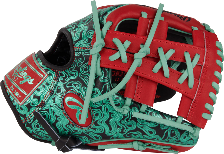 Rawlings Heart of the Hide Color Sync 11.5" Red Infield Glove (2025) - Sports Excellence