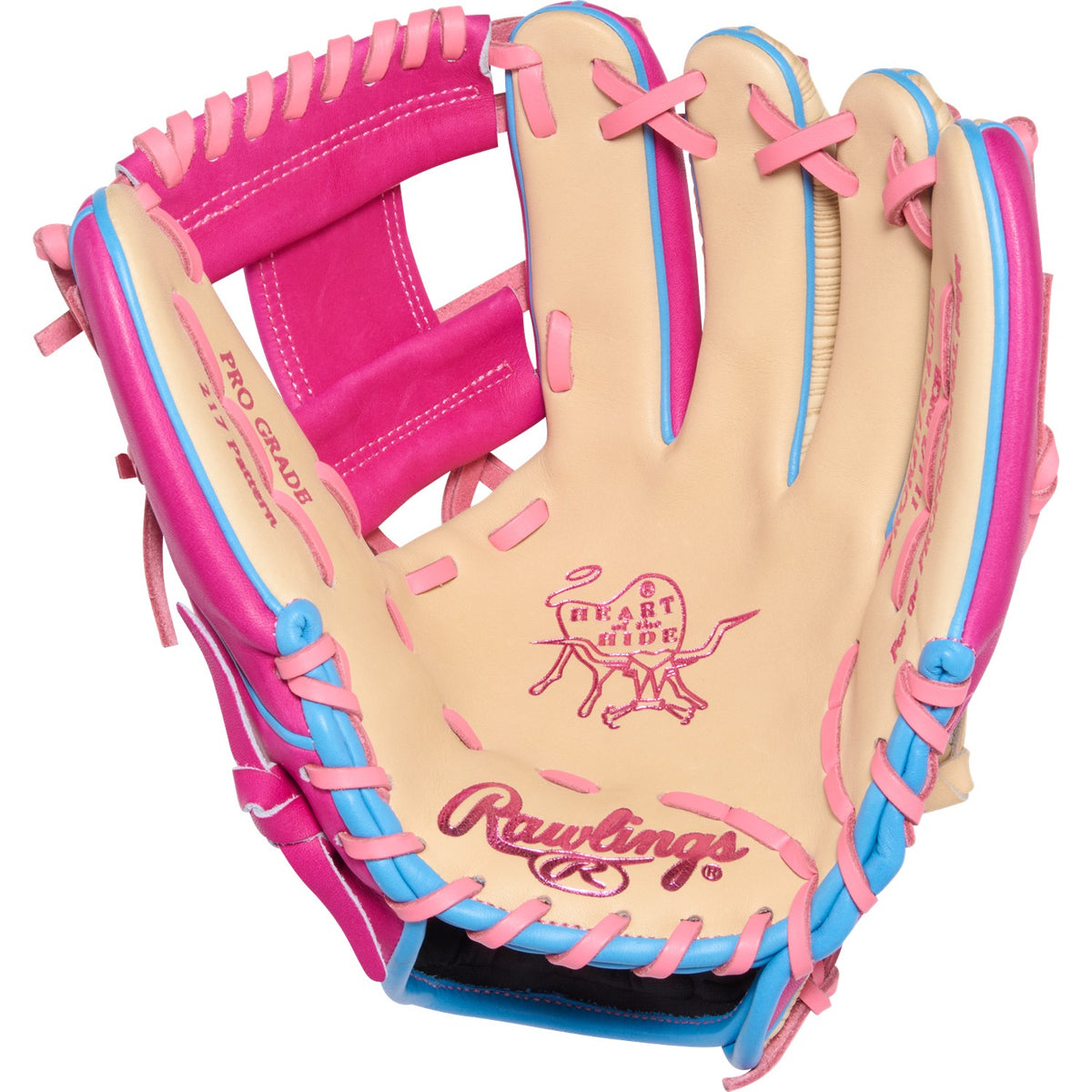 Rawlings HOH Color Sync 10 Woodgrain Pink 11.5-Inch Infield Glove
