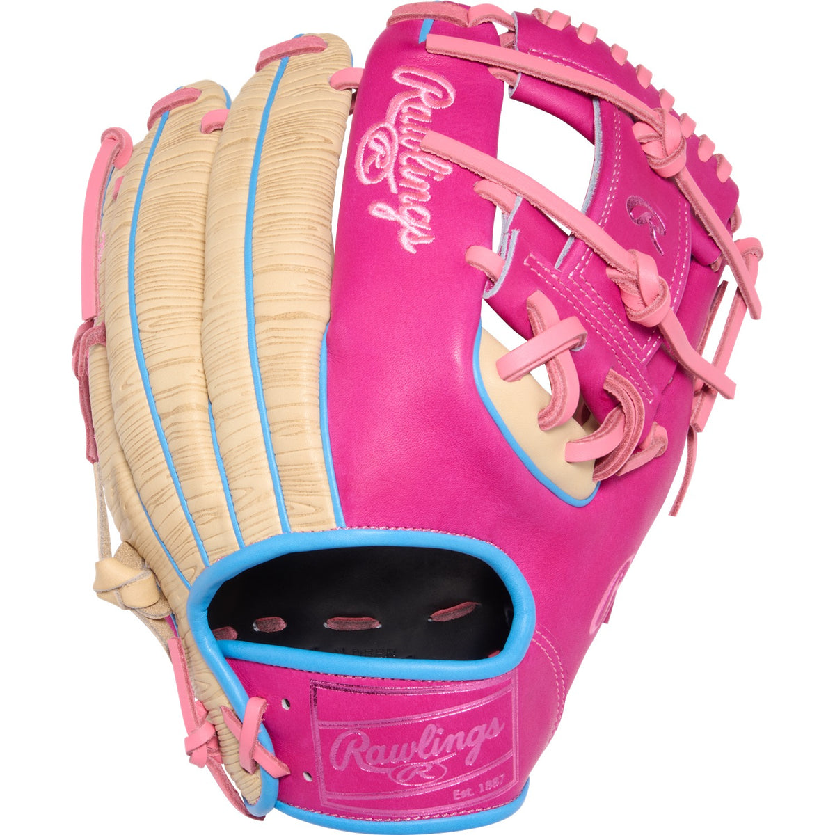 Rawlings HOH Color Sync 10 Woodgrain Pink 11.5-Inch Infield Glove